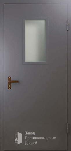 Фото двери «Техническая дверь №4 однопольная со стеклопакетом» в Талдому