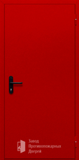 Фото двери «Однопольная глухая (красная)» в Талдому