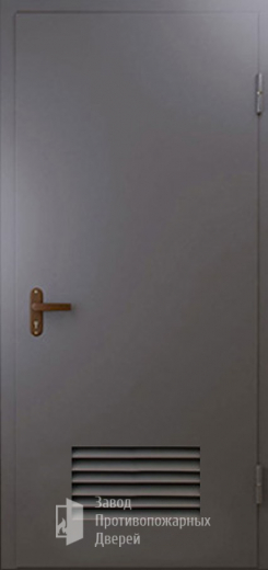 Фото двери «Техническая дверь №3 однопольная с вентиляционной решеткой» в Талдому