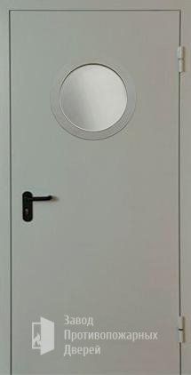 Фото двери «Однопольная с круглым стеклом EI-30» в Талдому