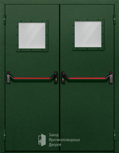 Фото двери «Двупольная со стеклом и антипаникой №59» в Талдому