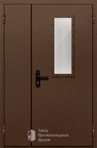 Фото двери «Полуторная со стеклом №28» в Талдому