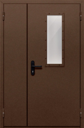 Фото двери «Полуторная со стеклом №28» в Талдому
