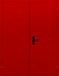Фото двери «Двупольная глухая (красная)» в Талдому