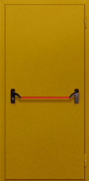 Фото двери «Однопольная глухая с антипаникой №45» в Талдому