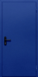 Фото двери «Однопольная глухая (синяя)» в Талдому